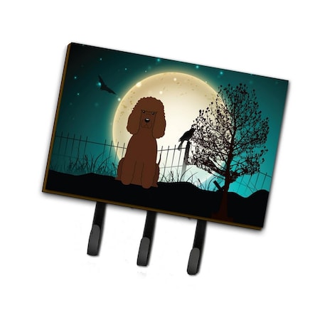 Jensendistributionservices Halloween Scary Irish Water Spaniel Leash or Key Holder MI1714959